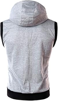 8YARDS BIG HOODIE VEST 新品タグ付き RSZGSWS Mens Quilted Puffer Vest With Hood Winter Thicken Warm