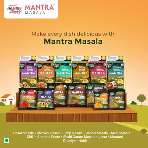 Image of Emami Healthy & Tasty Mantra Shorshe Posto, (50g) | No Added Colour and Preservatives