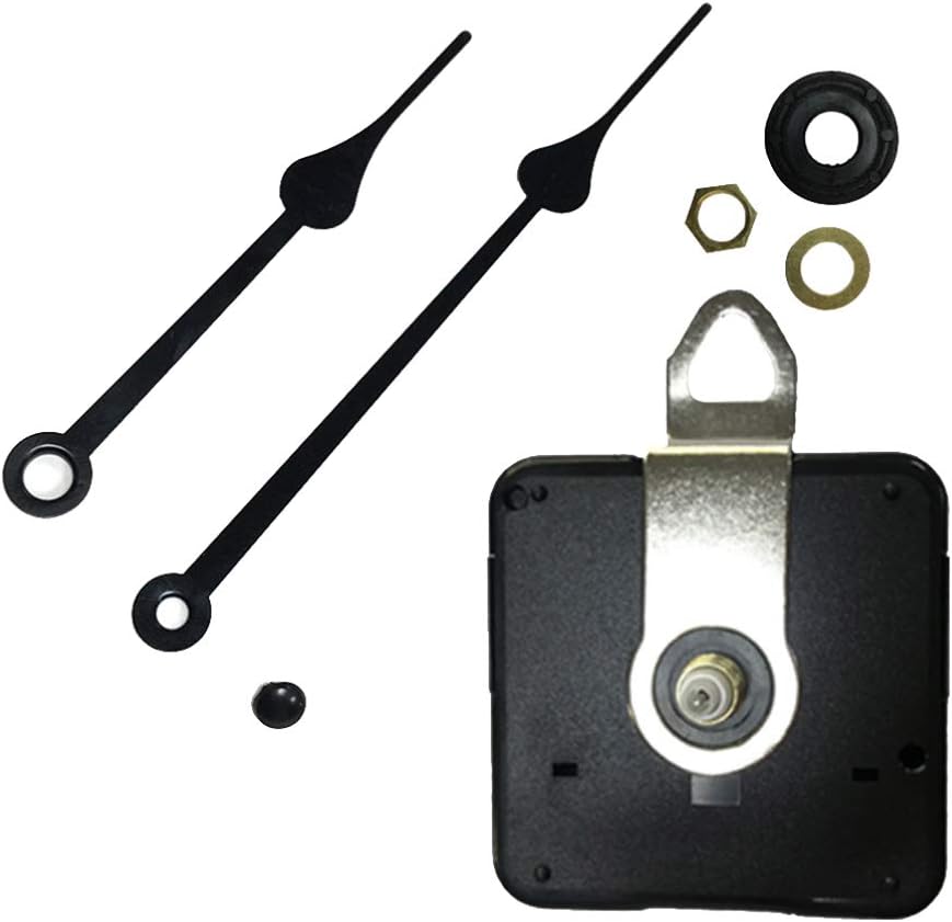 DOITOOL 1PCS Silence Clock Movement Silent Clock Mechanism Long Shaft Replacement