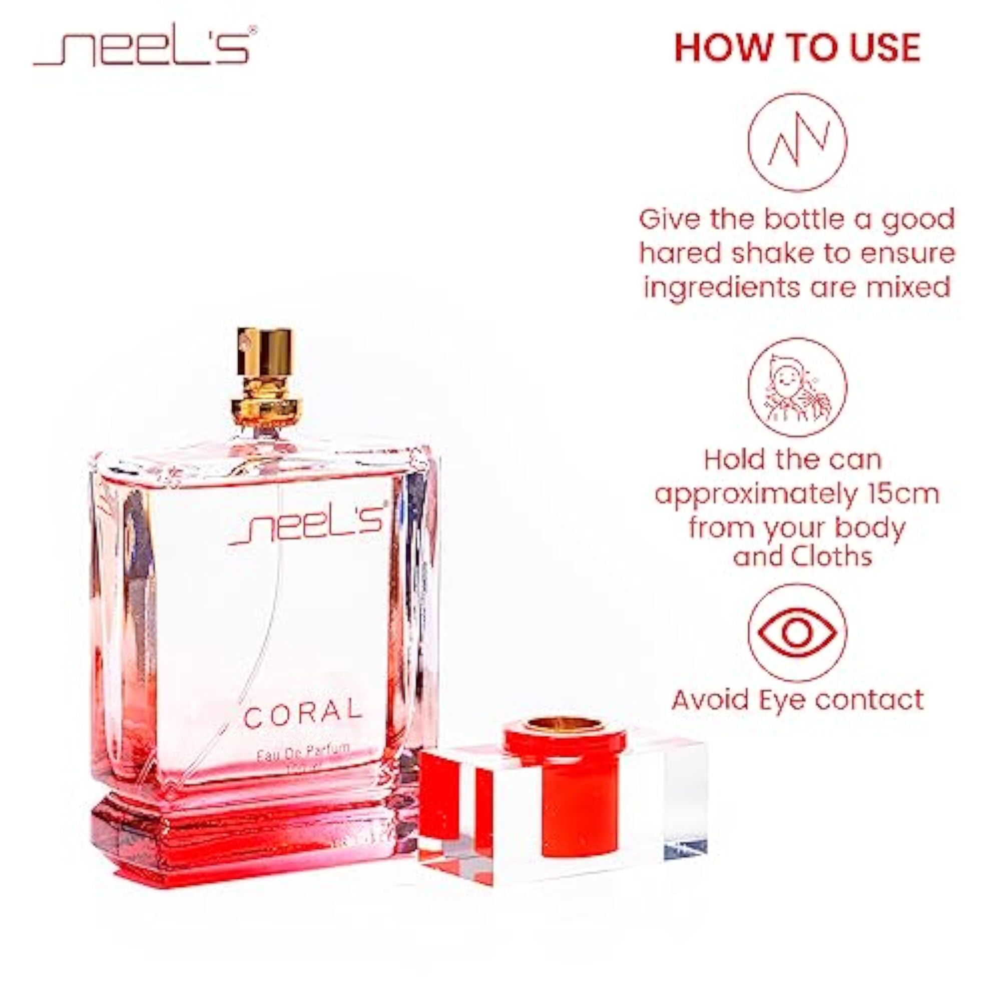Neel's Premium Coral Perfume 100ml, Unisex Fragrance