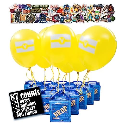 Caja de regalo Drop Box de suministros para fiesta de juegos militares. Decoración y bolsas de botín, actividade de cumpleaños temática