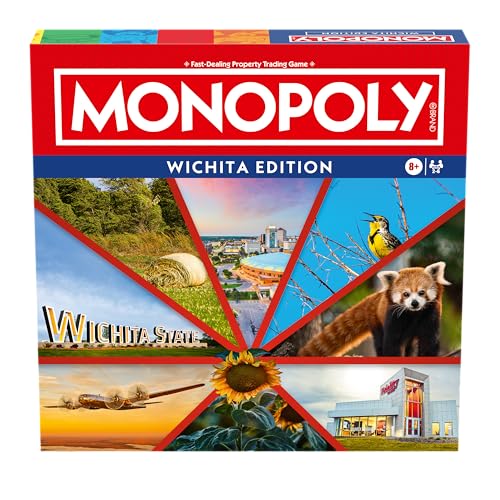 Monopoly Wichita, KS Edition juego de mesa 2-6 jugadores miniatura 2