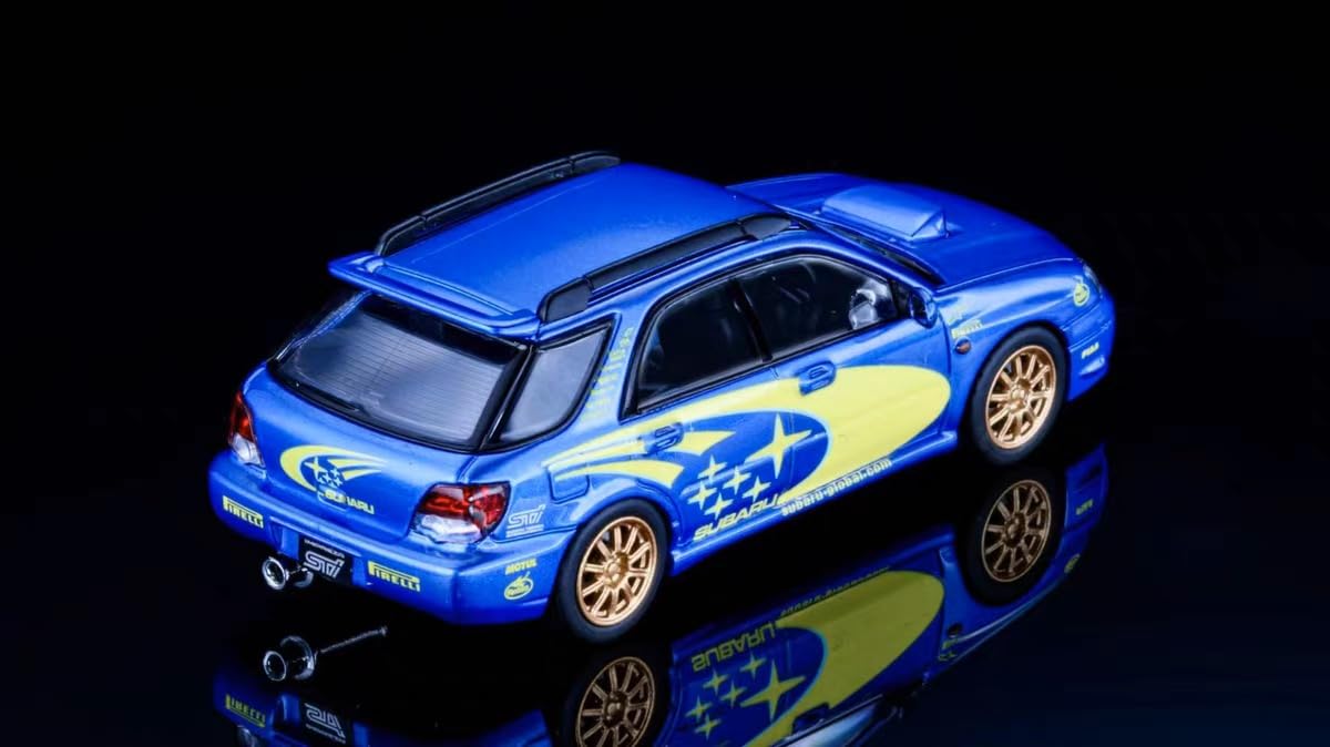 鉄道模型 WRX INITIAL D SUBARU Impreza WRX type R STi Version V (GC8) Blue