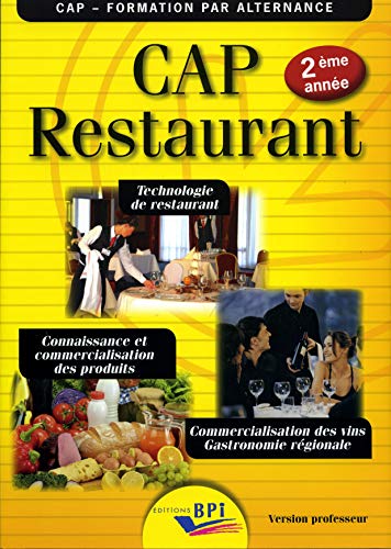 CAP Restaurant 2ème année - professeur