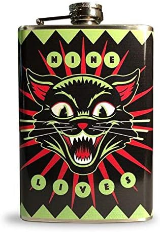 Nine Lives Flask.