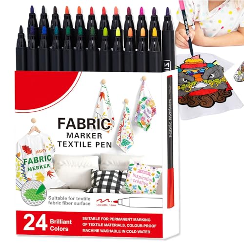 Marqueurs de tissu lavables pour customiser le coton et le linge de maison