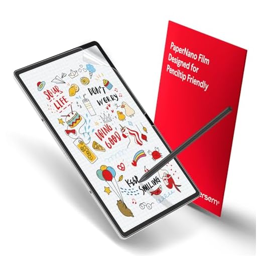 bersem 2 PACK Paperfeel Screen Protector Designed for Samsung Galaxy Tab S10 Plus/Tab S9 Plus/Tab S9 FE+ / Tab S8 Plus/Tab S7 FE/Tab S7 Plus (12.4 inch), Anti Glare, Like Drawing on Paper