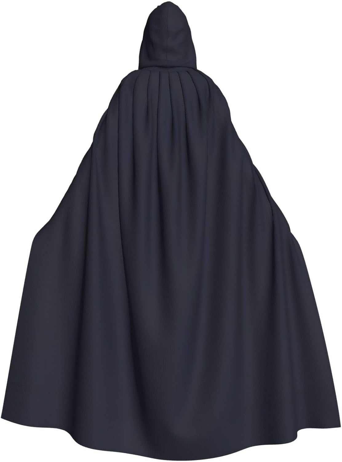 Solid color black Unique Darkness Poncho Shawl - Customizable Wearable Blanket for Women, Perfect Halloween Costume Accessory, Knight, Akatsuki, and More