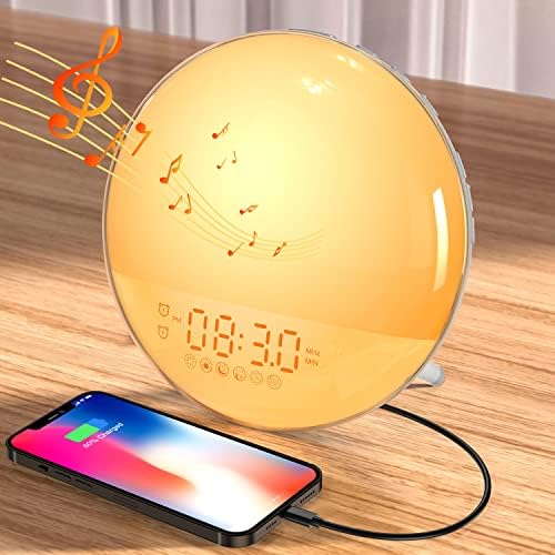 Sunrise Alarm Clock Wake up Light Dekala Gradual Wake up Light Alarm