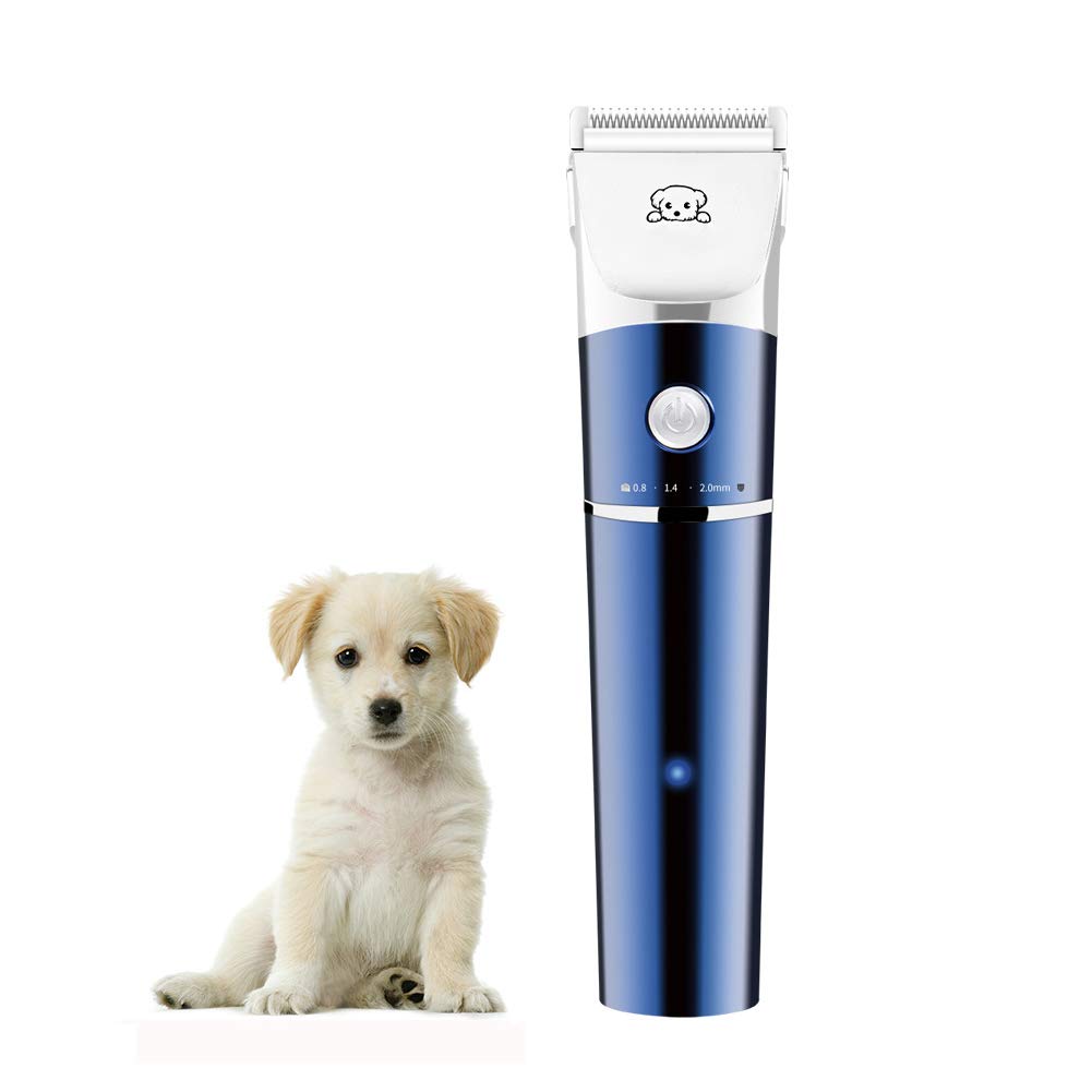 Kit de toilettage de chien sans fil rechargeable USB à moteur silencieux