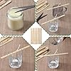 Wooden Candle Wick Holders 50 Pcs 7 Holes Wick Centering Devices Candle Multiwick Bars Candles Making Bars Wax Stick Clips Center Tool for DIY Wax Crafting Material Supplies #3