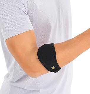 BRACOO EP41 Tennis Elbow Brace with Compression Pad - Elbow Support for Men & Women, Arm Support for Tennis Elbow, Golfers Elbow, Pain Relief, 1 Pack