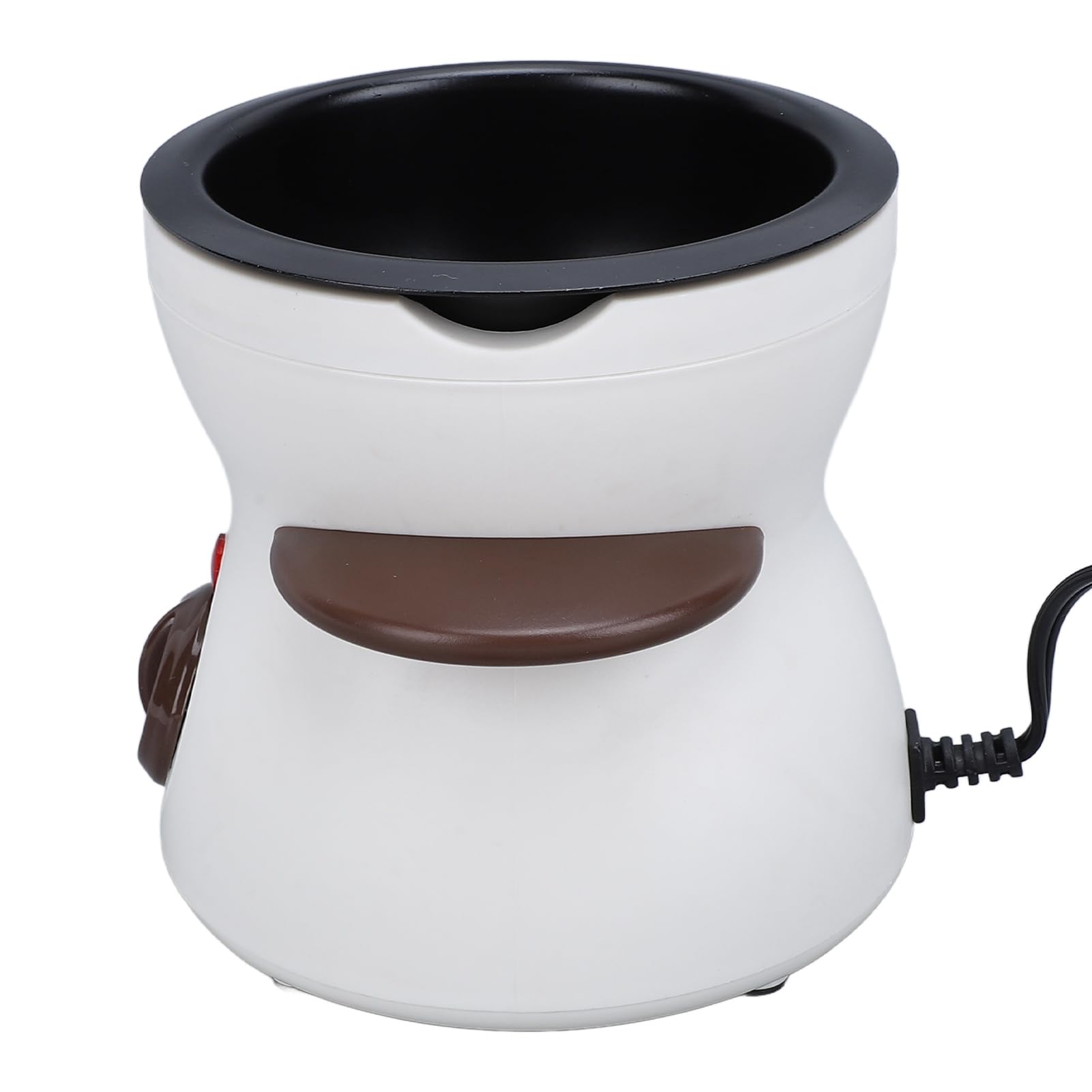 Jectse Mini Set di Pentole per Fonduta Elettrica, Set per Fonduta di Cioccolato capacità 25 W 200 Ml con Forchette da Immersione per la Casa (Spina Europea 220 V)
