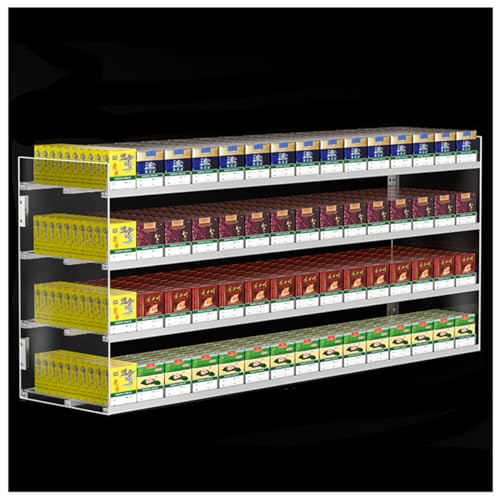 Expositor de cigarrillos para vitrinas de supermercado con 15 columnas acrílicas 2