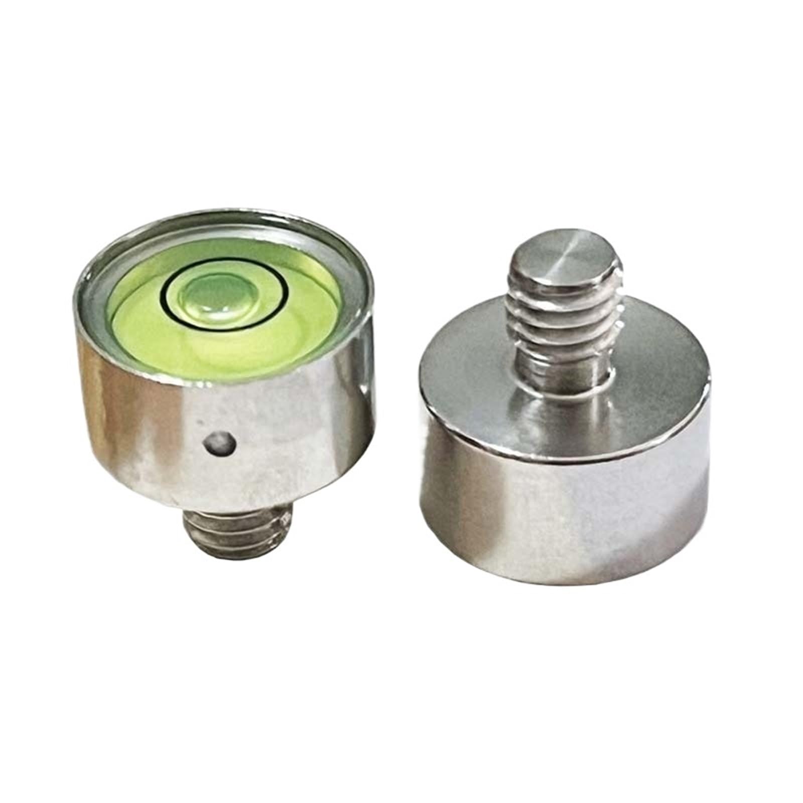 Niveau à bulle en acier inoxydable, diamètre 13m 15mm, avec vis M6 1/4, Blister de perles avec outil de nivellement des ongles, 1 pièce