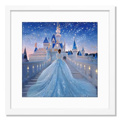 THREELOVE White 15x15 Frame with 11x11 Mat Opening Picture Frame -1PCS