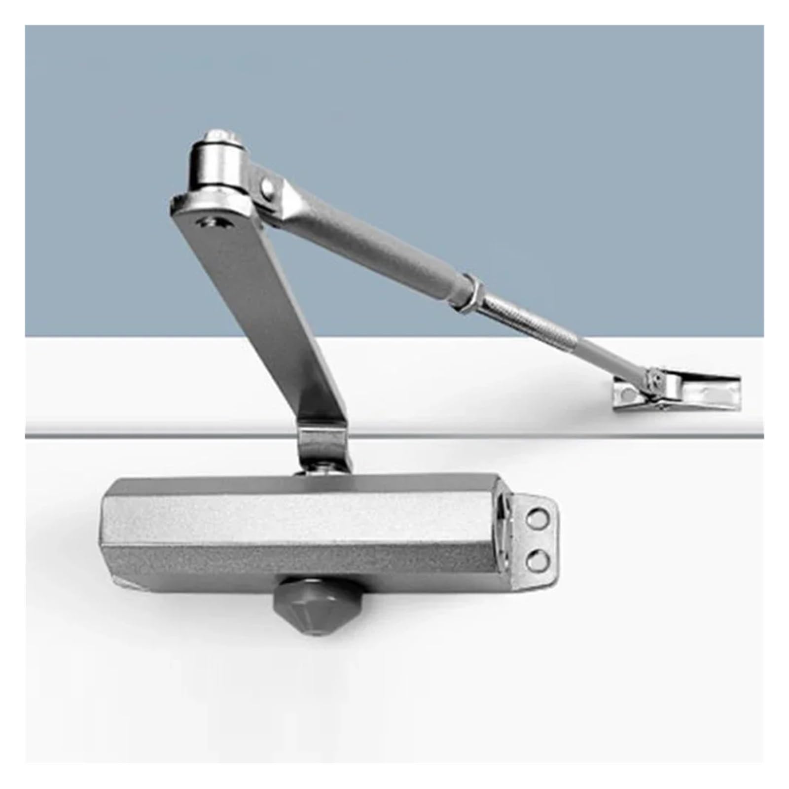 Chiudiporta con molla in metallo, strumento di chiusura silenziosa | Affidabile hardware di chiusura automatica automatica for realizzare una chiusura silenziosa e stabile della porta(45-85KG)