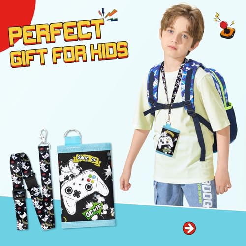 Image of WAWSAM Kids Wallet for Boys, Game Trifold Boys Wallet for Kids Ages 4-18