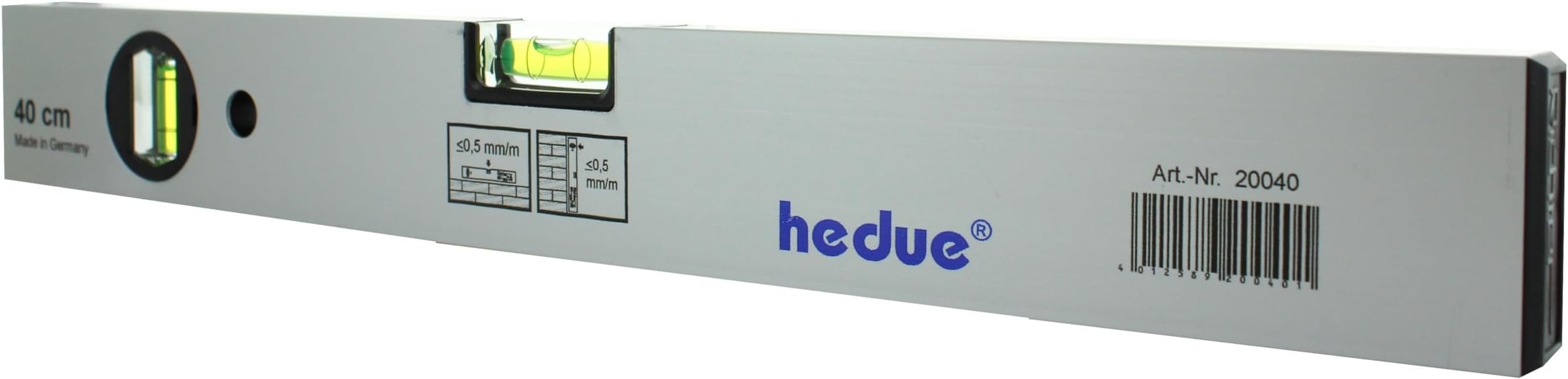 hedue 21180 Spirit Level Aluminium 180 cm
