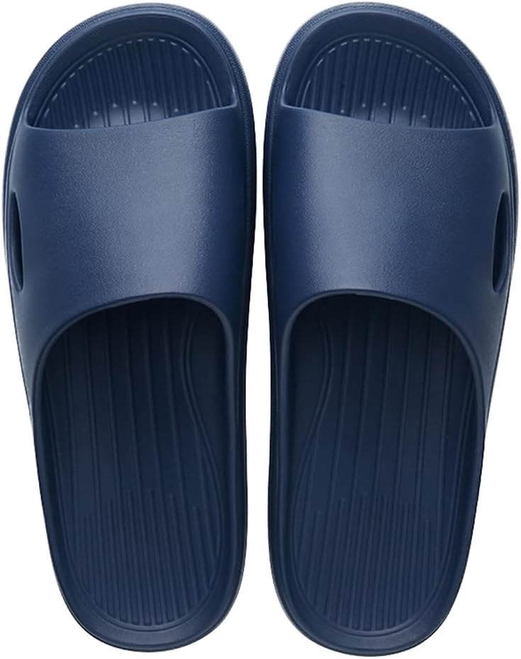 Women & Men Shower Slippers Open Toe House Slides Bathroom Sandals
