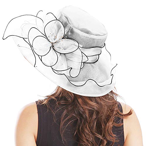 Sombrero mujer verano con protección UV y ala ancha miniatura 5