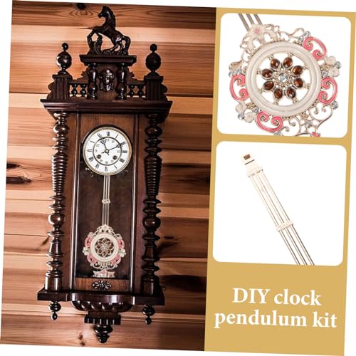 Remplacement de pièces dhorloge murale à pendule à quartz pour boîtier en plastique