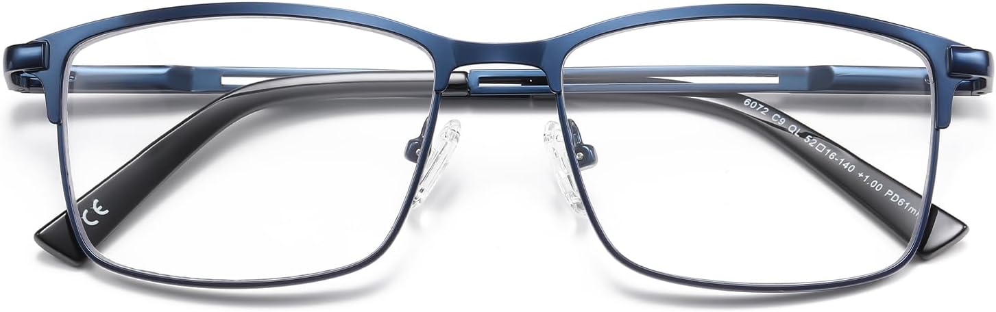 Distance Nearsighted Glasses Blue Light Glasses Men Women Metal Spring Hinge Myopia Eyeglasses - Image 6