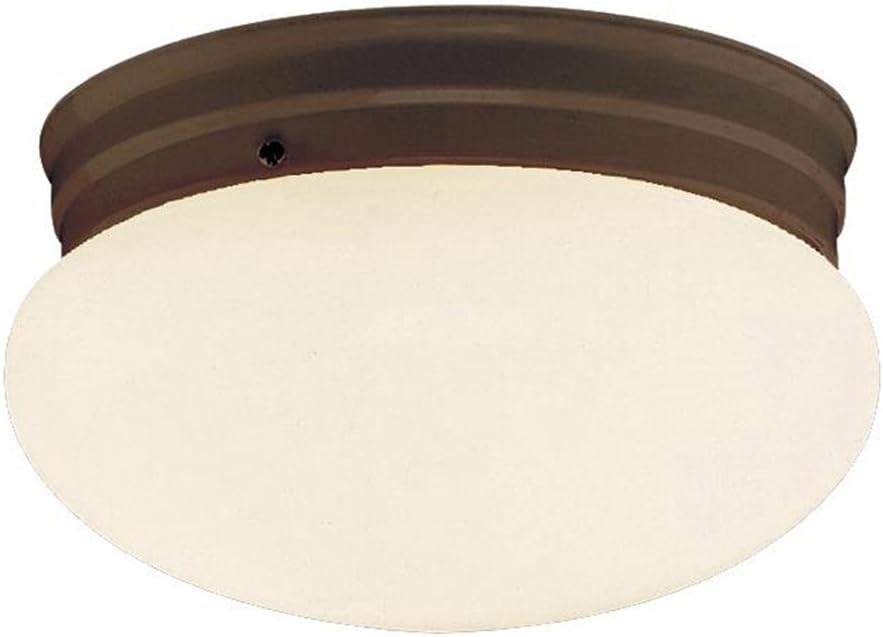 Trans Globe Lighting PL-3618 ROB Indoor Dash 8" Flushmount, Rubbed Oil Bronze
