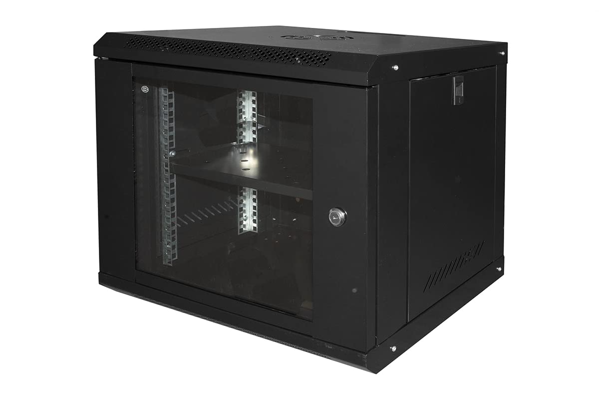 Armoire Rack Link 19" 9U Link Light Series Couleur Grise Avec Porte En
