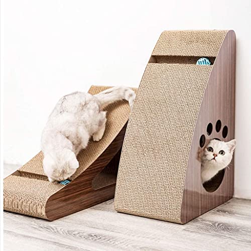 Jouet pour chat avec griffoir vertical et planche de broyage ondulée - 6