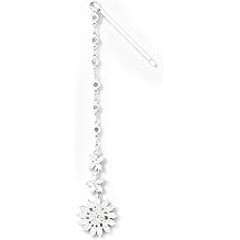 Silver Tikka Floral Jewelry Maang Tikka Indian Head Jewelry for Women
