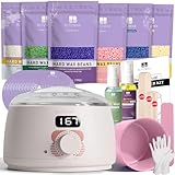 BLITZWAX Brazilian and Bikini Waxing Kit for Women, Hard Wax...