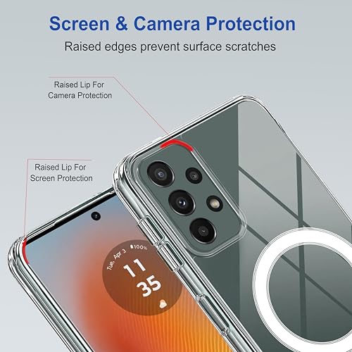 Image of amazon basics Back Case Cover for Samsung Galaxy A23 | Compatible for Samsung Galaxy A23 Back Case Cover | Scratch-Resistant | Clear