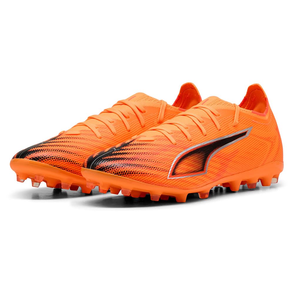 PUMA Unisex Ultra 6 Match Multi-Ground Football Boots, Heat Fire-PUMA Black-Glowing Red, 7.5 UK