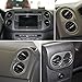 DANDOGHH 1/2PCS Car Front Rear Air Conditioning AC Vent Grille Air Vent Cover,Fit for VW Tiguan 2010 2011 2012 2013 2014-2017