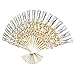 Produktbild Modernes Crystal fan-shape Schlafzimmer Wandleuchte Luxus europäischen Kristall Korridor Nachttisch Wandleuchter Veranda Spiegel Front Flur Wall Light Modern gold