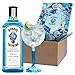 Bombay Sapphire Cocktail Gin Set in confezione regalo, Vol. 40%, 70 cl / 700 ml e bicchiere Balloon da gin, include Bombay Sapphire Premium Distilled London Dry Gin