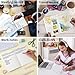 EOOUT 6 Pack White Hardcover Blank Book 6x8 Inch, 40 Pages Hardcover Blank Book for Kid to Write Stories Draw Sketch, Unlined Thick Perforated Pages