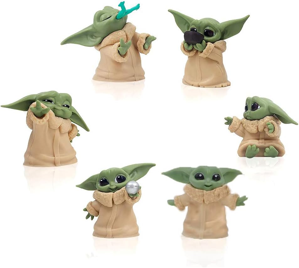 Amazon Com 5 Pack Baby Yoda Gifts 2 2 Inch Baby Yoda Doll Baby Yoda Toys For Kids Baby Yoda Action Figure Child Yoda Toy Baby Yoda Figurine Bebe Yoda For Boys Toys Games