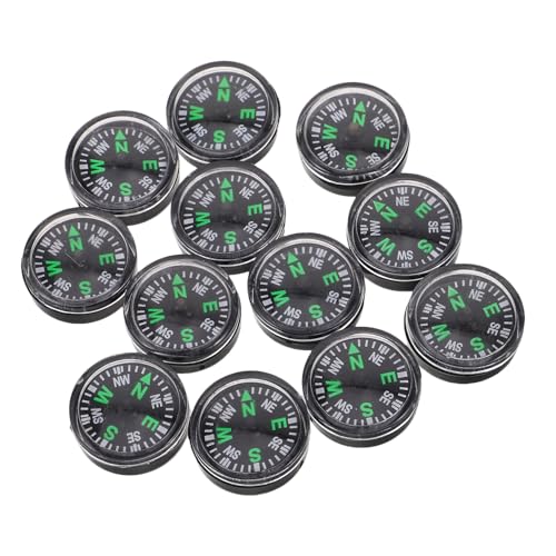 Brújulas mini plásticas 12 piezas 20mm portátiles miniatura 1