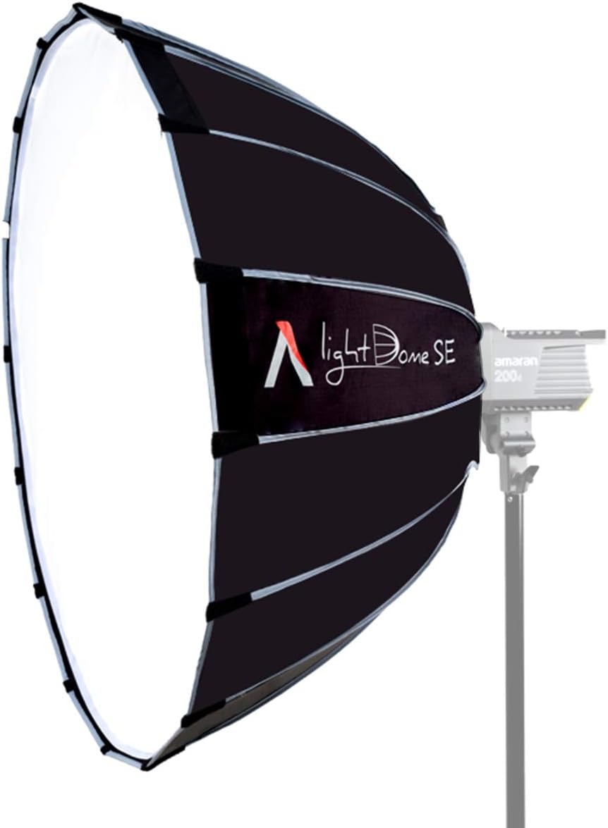 Bеѕt Dеаl Chеар 🛒 Aputure Light Dome SE Softbox 33.5 Inch Deep Parabolic Softbox for Aputure LS 300d II LS 300d II 60d 60x Amaran 100d 100x 200d 200x and Other Bowen-S Mount Lights
