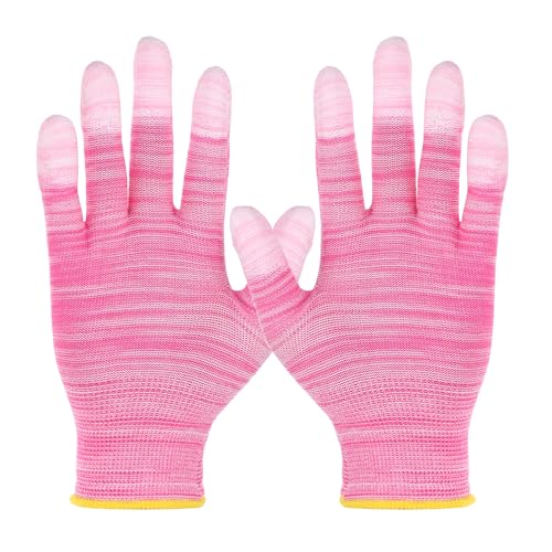 Guantes antiestáticos de poliuretano en tamaño grande para proteger componentes y vinilos