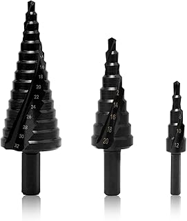 3pcs HSS Step Drill Bit Set High Speed Steel ...,