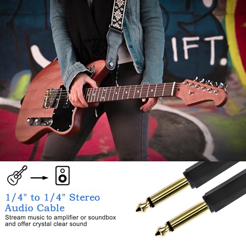 MEIRIYFA 1/4 Audio Cable Guitar Instrument Coiled Cable - Image 3