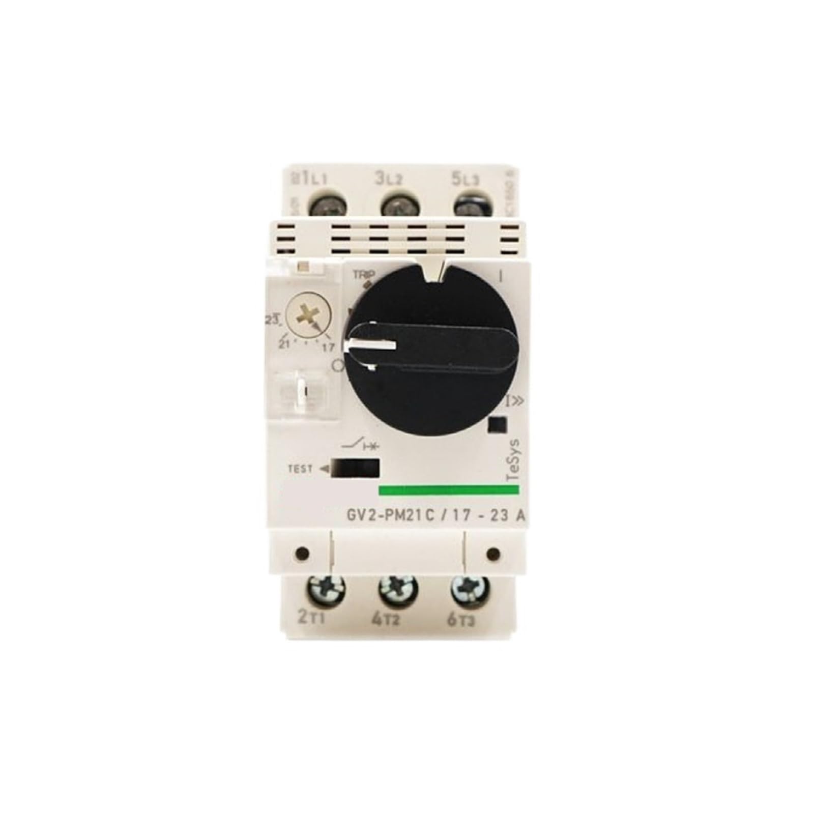 Disjoncteur de protection moteur GV2-PM21C calibré pour courant 17-23A