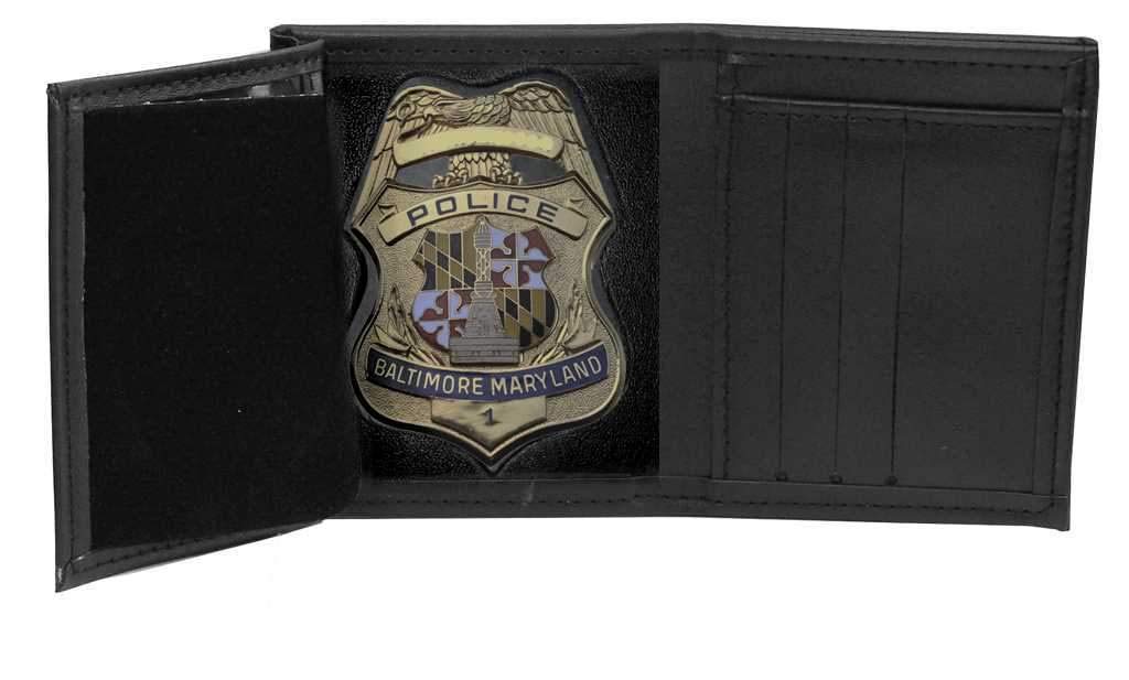 Baltimore Police Recessed Badge And ID Neck Holder (Cutout...