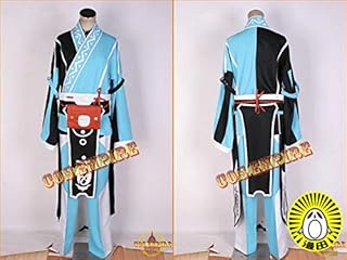 東方香霖堂 森近霖之助 和服 着物 コスプレ衣装 cosplay コスチューム コス 仮装 変装 (男性XXL)