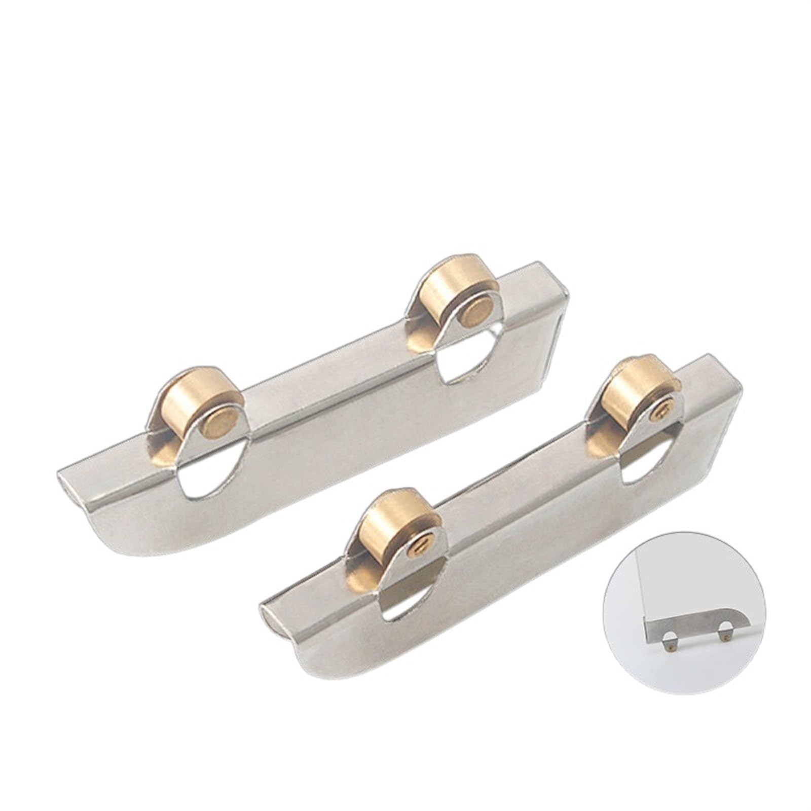 Door Display Rails Silent Sliding Track For Glass Doors Aluminum Alloy Double Track ...