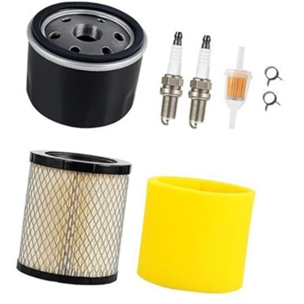 Kit de filtros de aire y aceite aptos for cortacésped de jardín D140E100 | Apto for piezas de repuesto for cortacésped de jardín D140E100