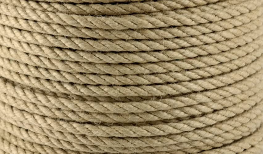 Cuerda de cáñamo sintético, diámetro de 6 mm, 220 m, 100% polipropileno